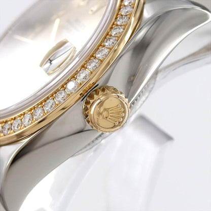 Rolex Brown Yellow Gold Lady Datejust