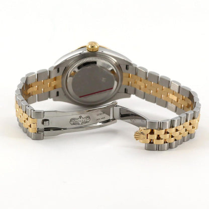 Rolex Brown Yellow Gold Lady Datejust