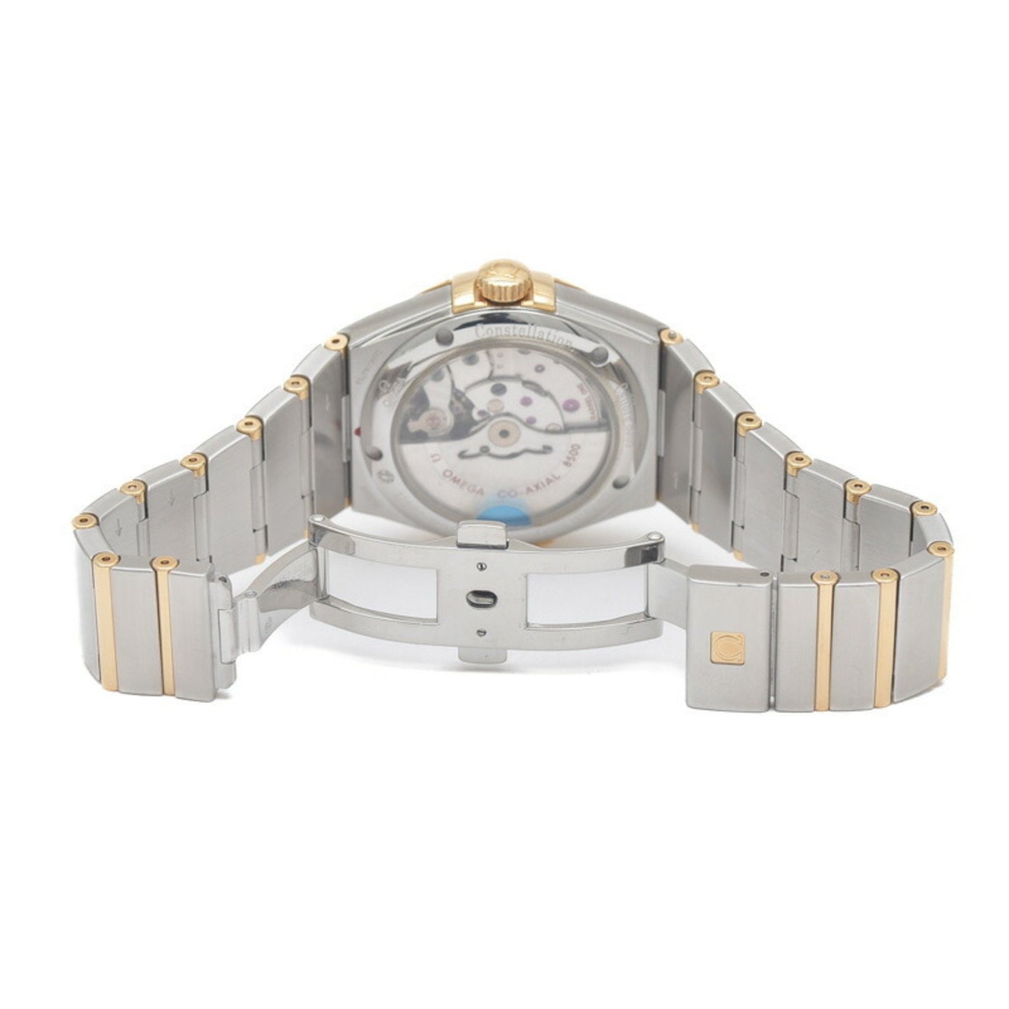 Omega Black Yellow Gold Constellation