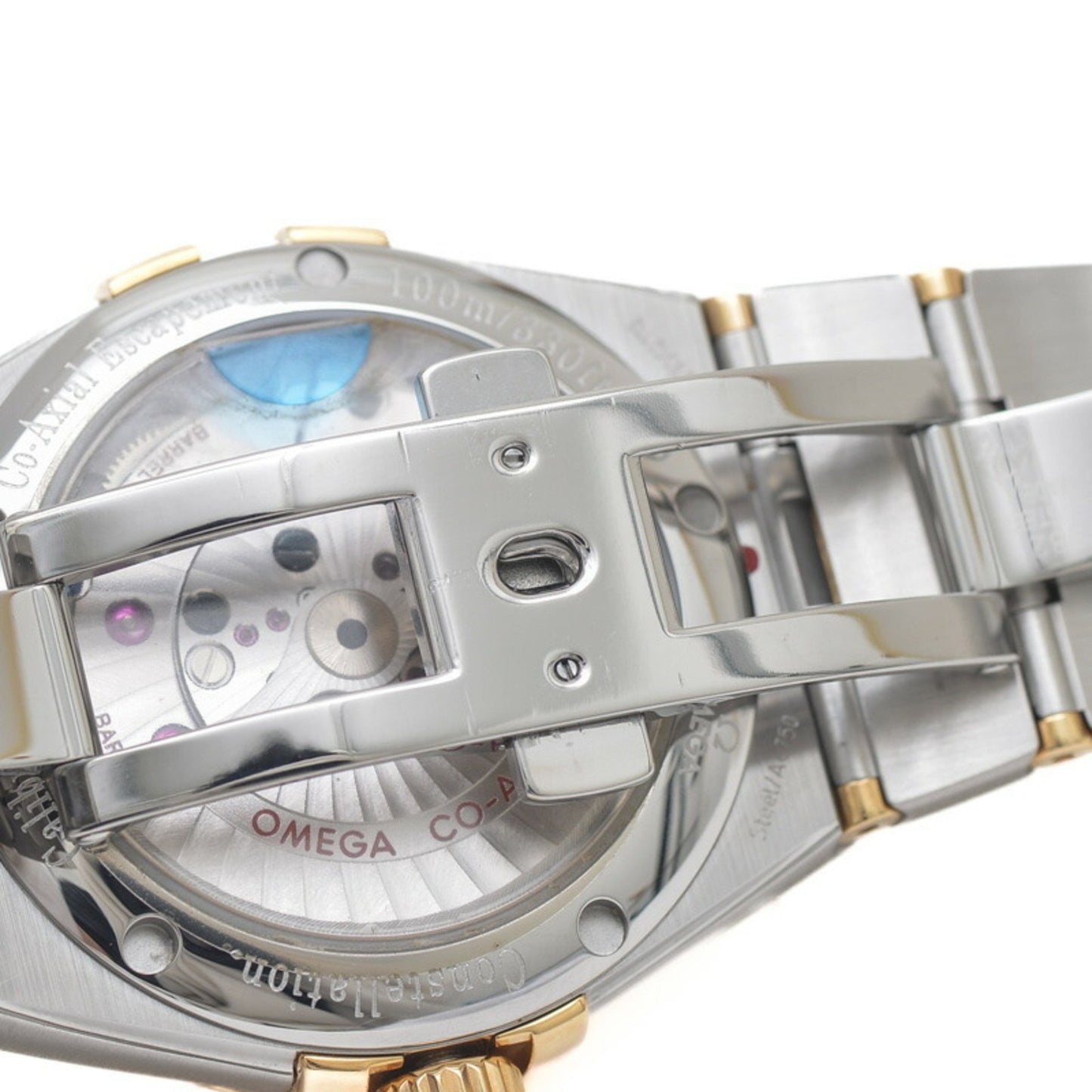 Omega Black Yellow Gold Constellation