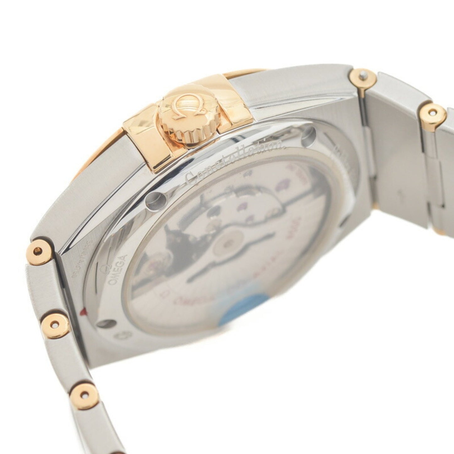 Omega Black Yellow Gold Constellation