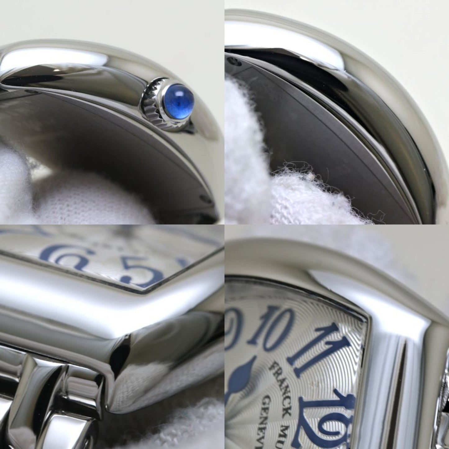 Franck Muller Silver Steel Watch