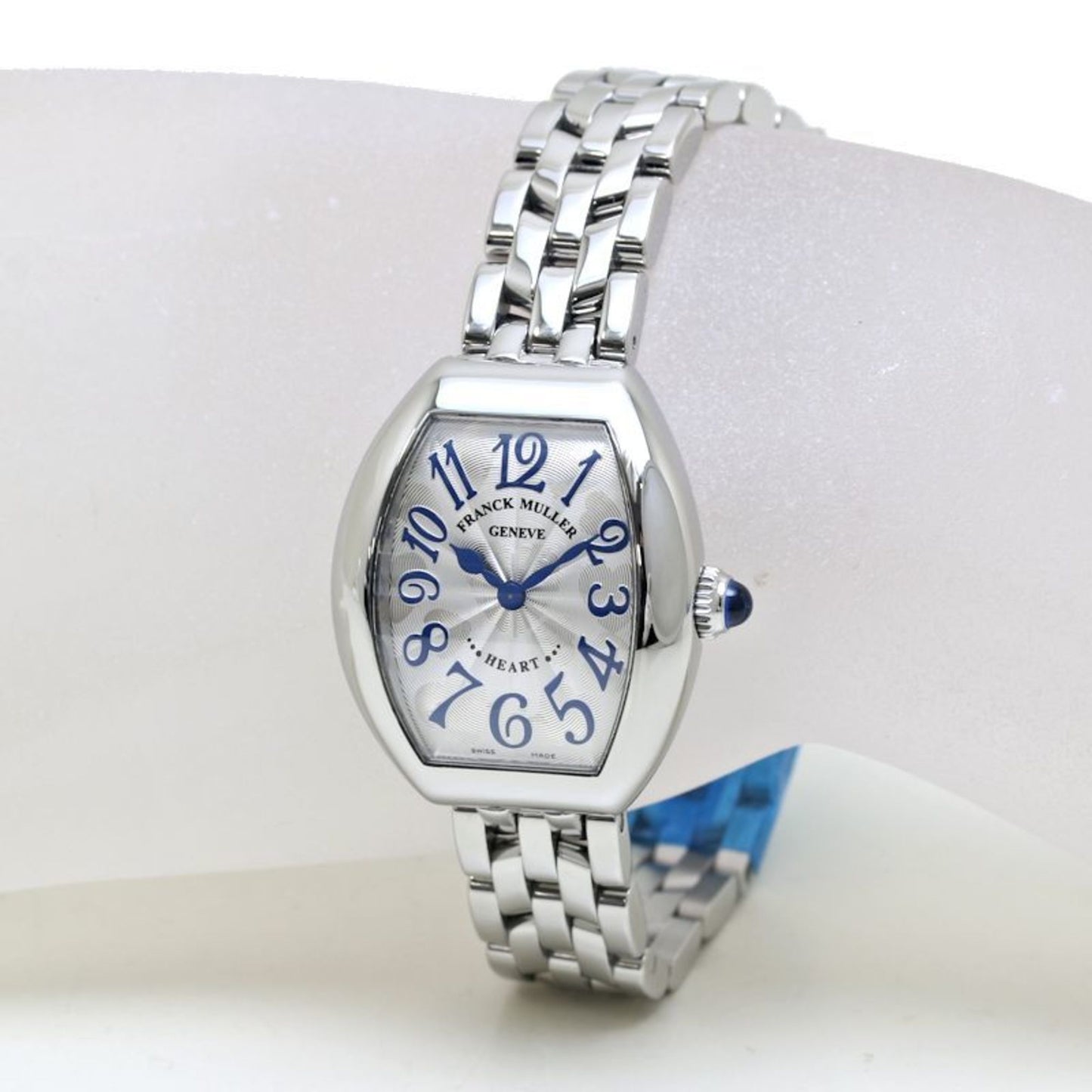 Franck Muller Silver Steel Watch