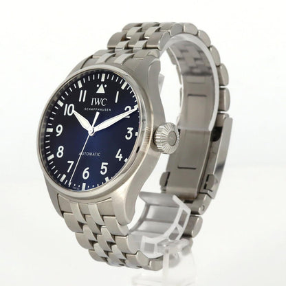 Iwc Schaffhausen Black Steel Watch