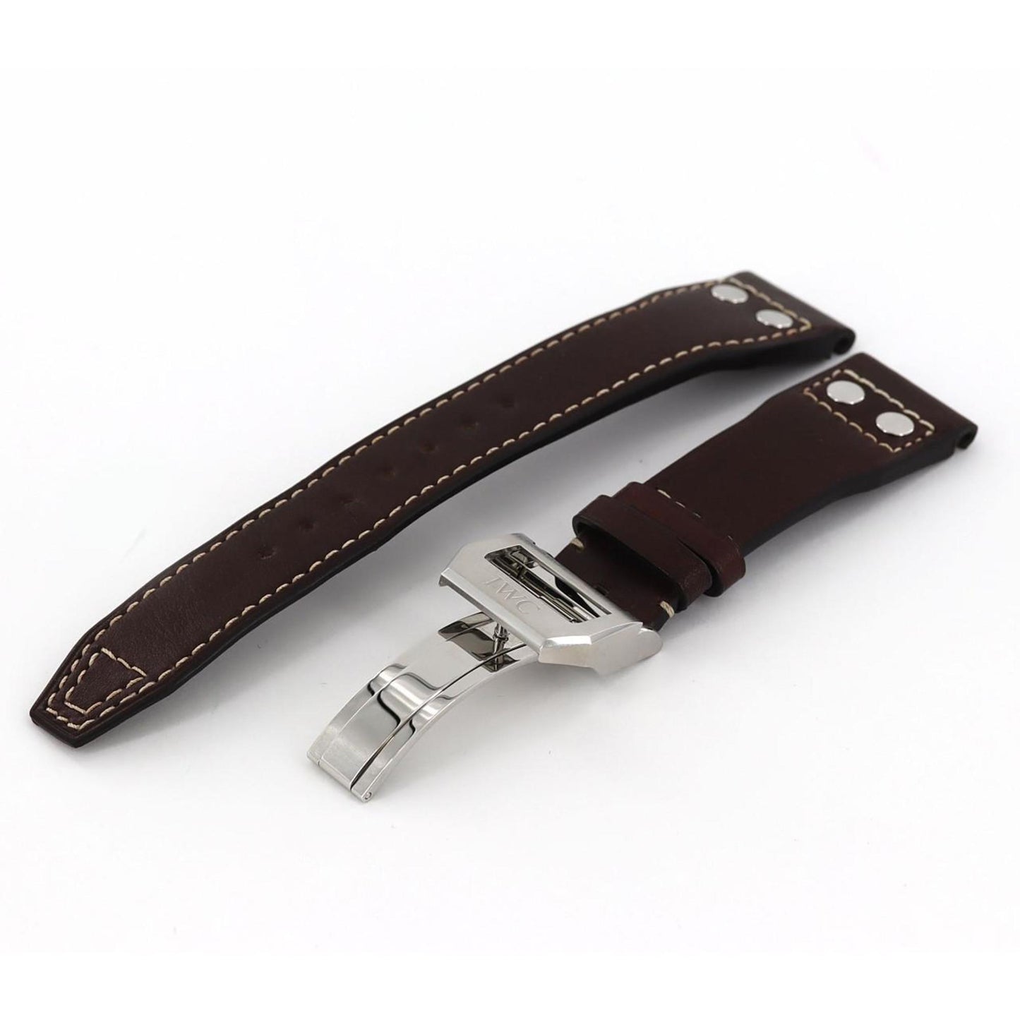 Iwc Schaffhausen Black Steel Watch