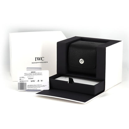 Iwc Schaffhausen Black Steel Watch