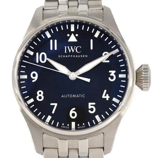 Iwc Schaffhausen Black Steel Watch