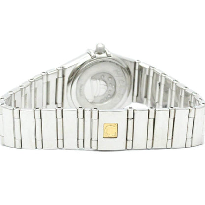 Omega White Steel Constellation
