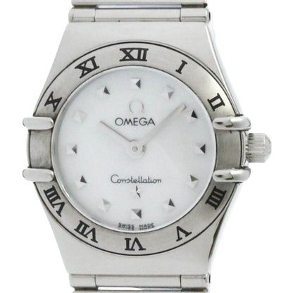 Omega White Steel Constellation