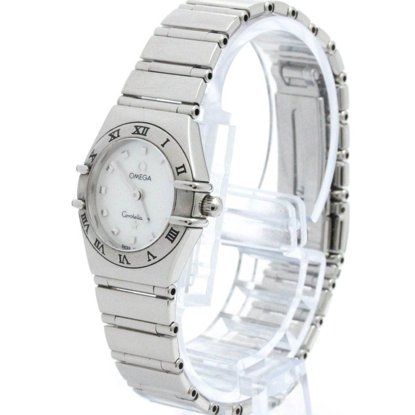Omega White Steel Constellation