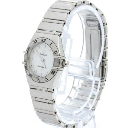 Omega White Steel Constellation
