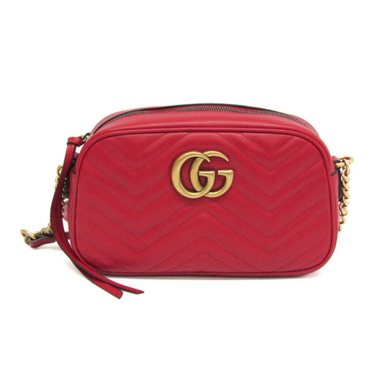 Gucci Red Leather Marmont