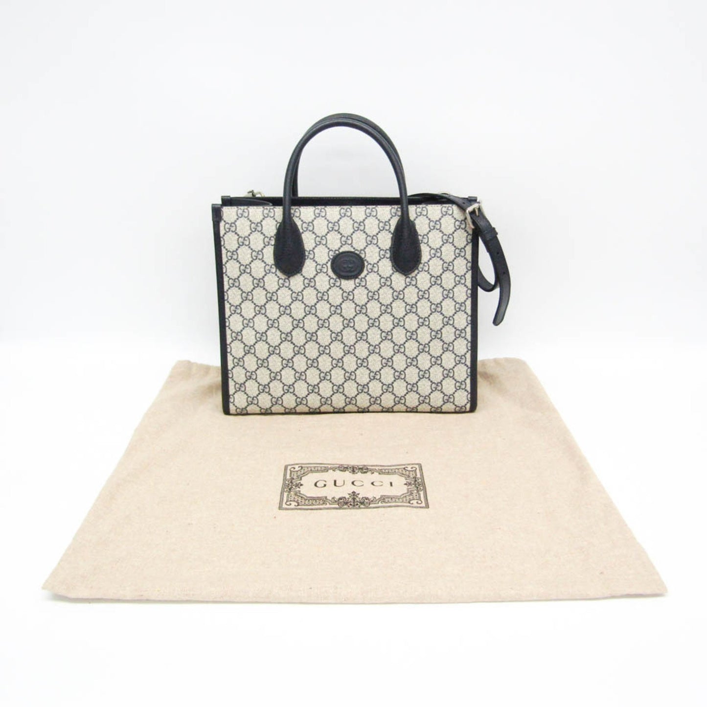 Gucci Brown Canvas Shoulder