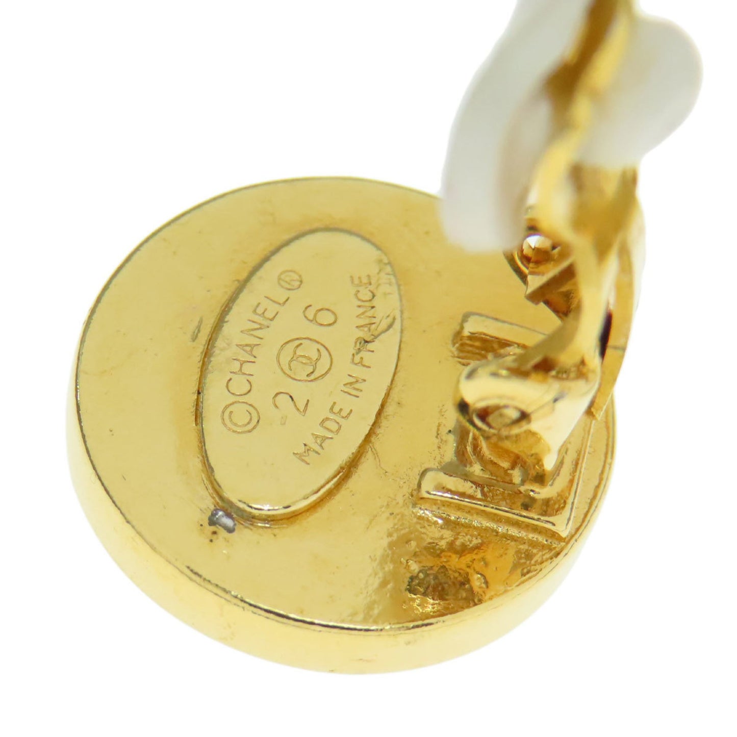 Chanel Gold Gold Plated Coco Mark