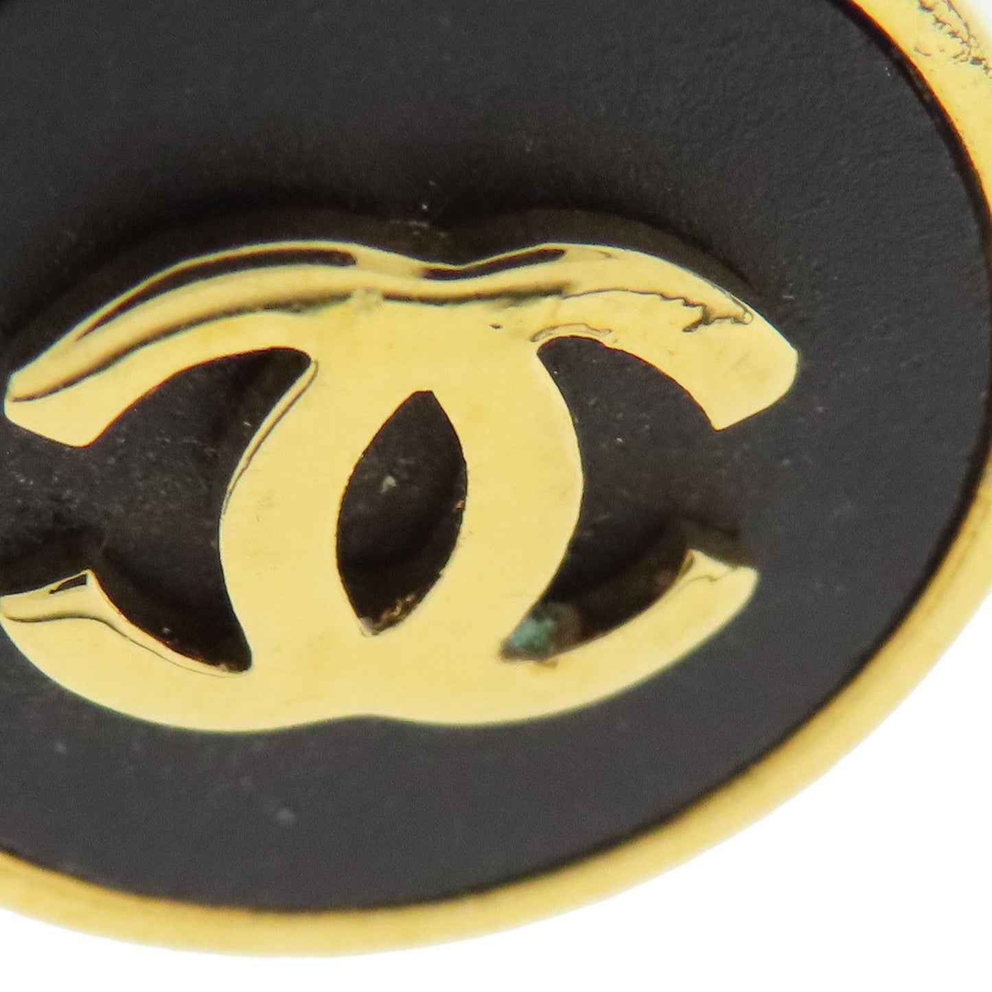 Chanel Gold Gold Plated Coco Mark