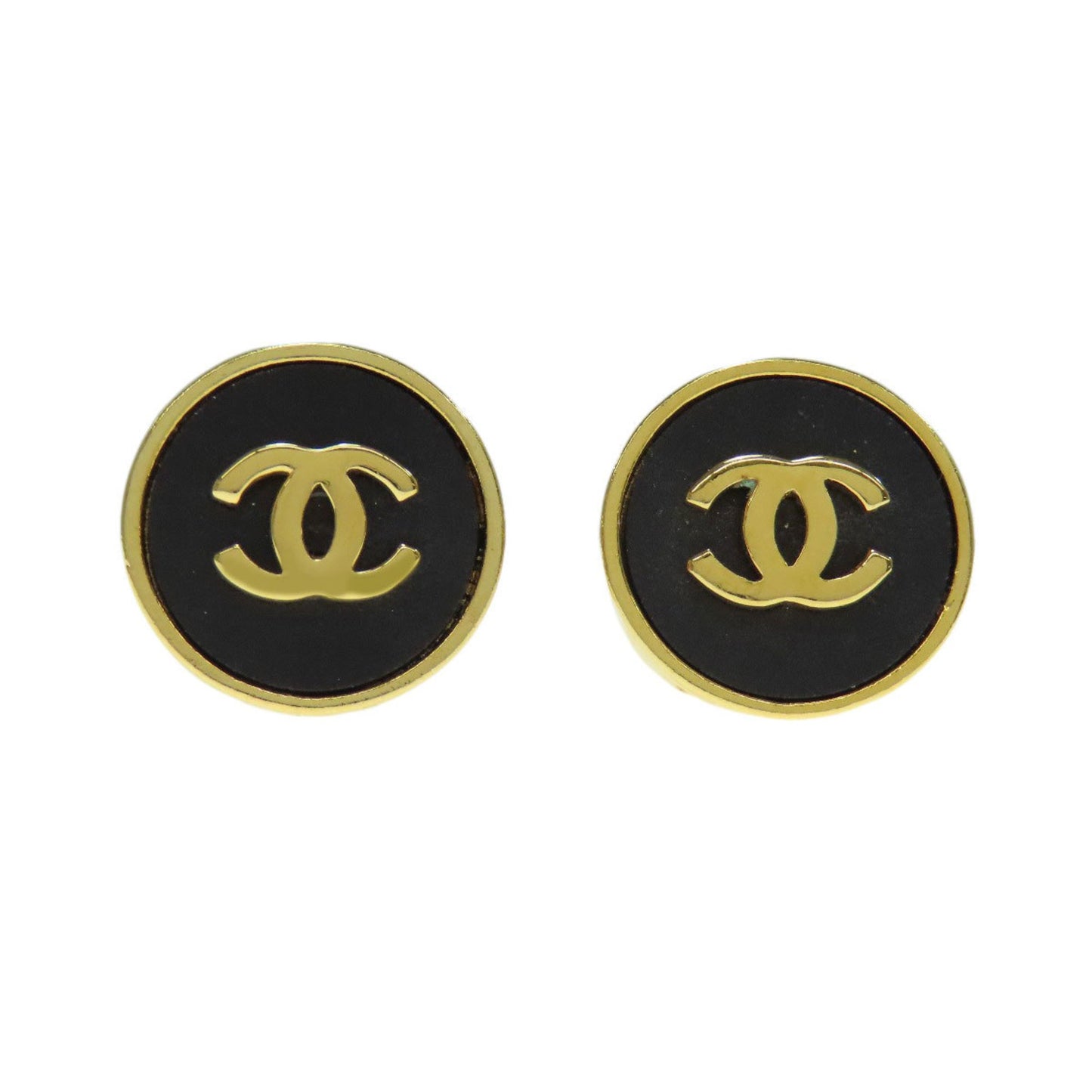 Chanel Gold Gold Plated Coco Mark