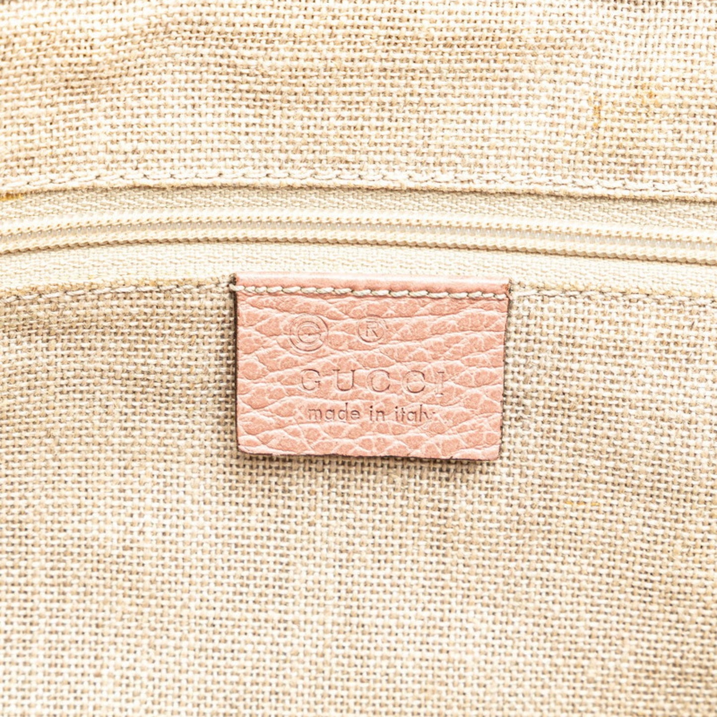 Gucci Pink Leather Bamboo