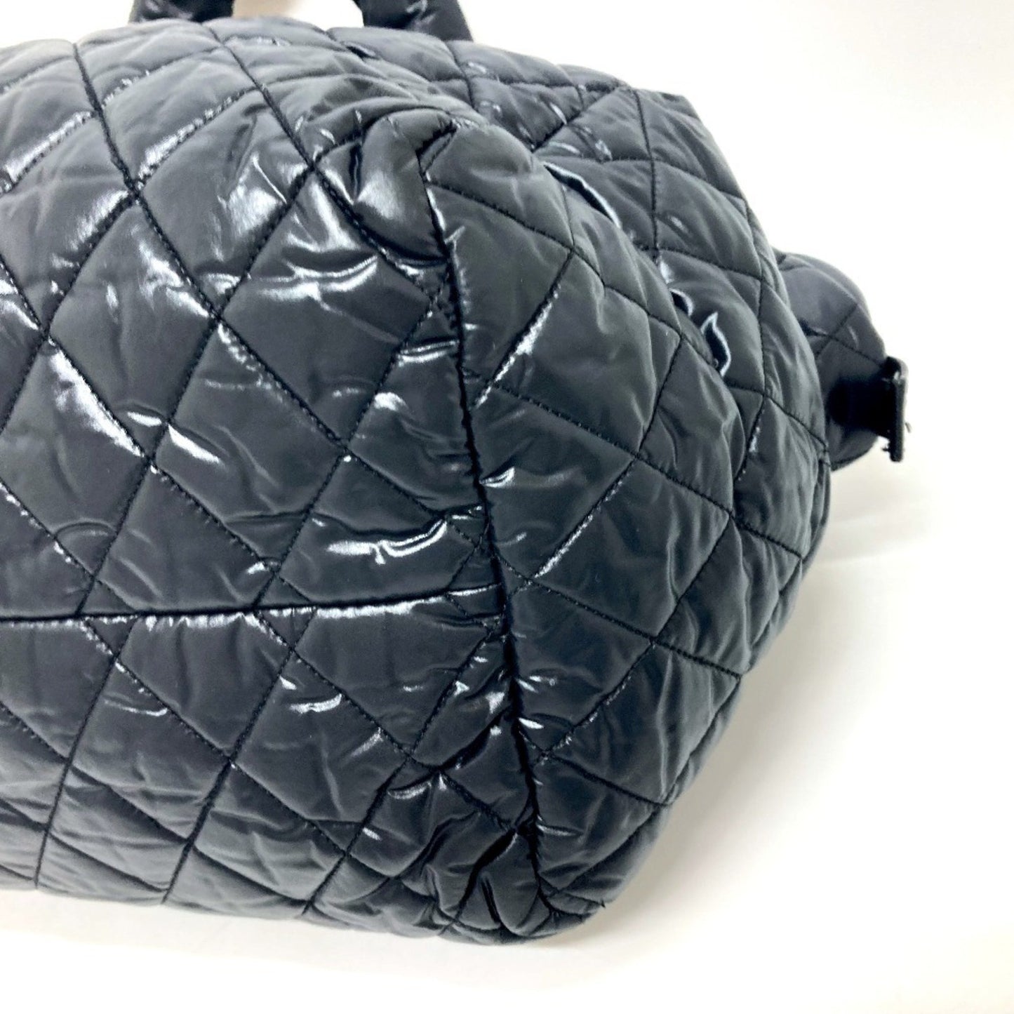 Chanel Black Synthetic Coco Cocoon