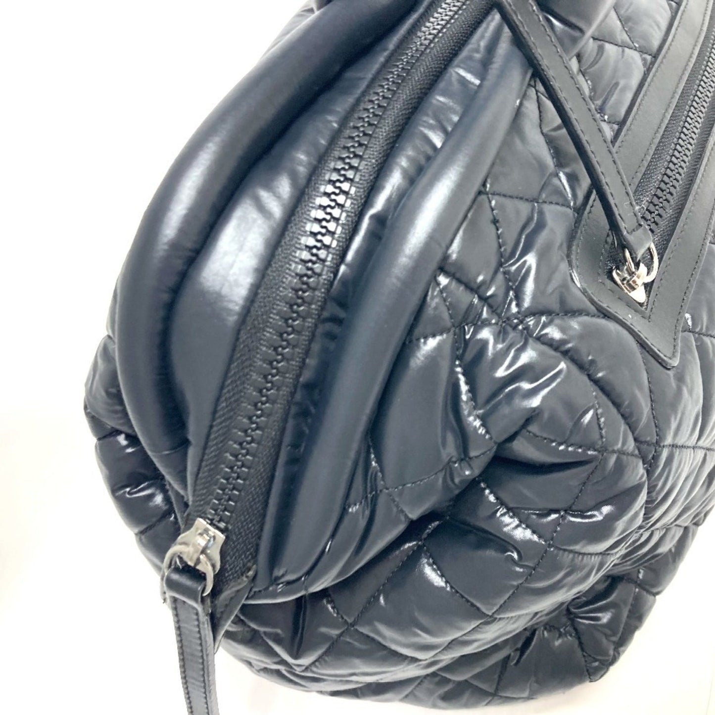 Chanel Black Synthetic Coco Cocoon