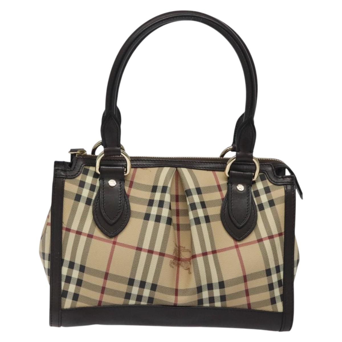 Burberry Brown Canvas Nova Check