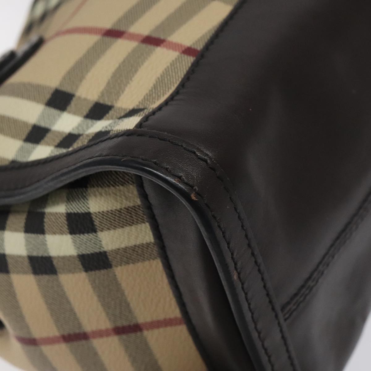 Burberry Brown Canvas Nova Check