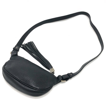 Chanel Black Leather Tassel
