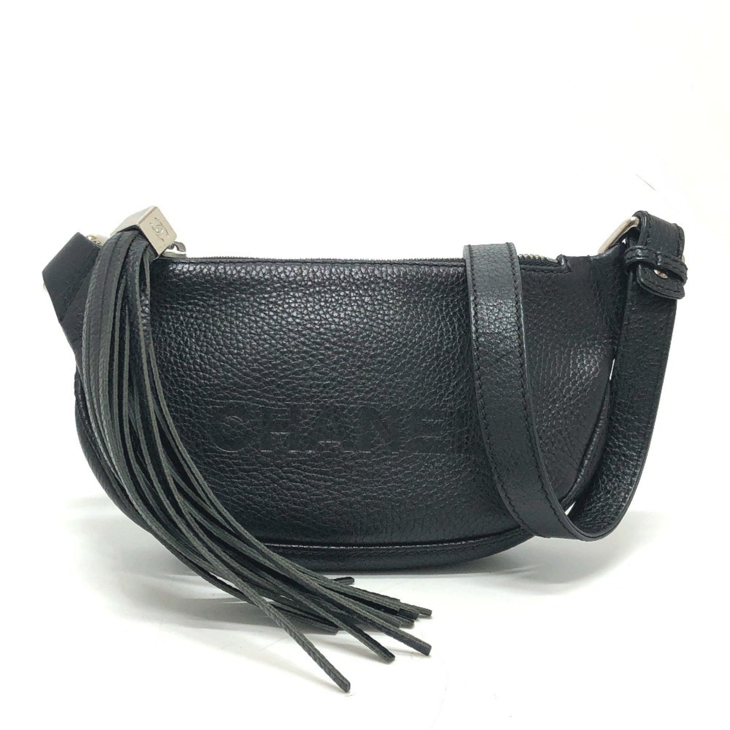 Chanel Black Leather Tassel