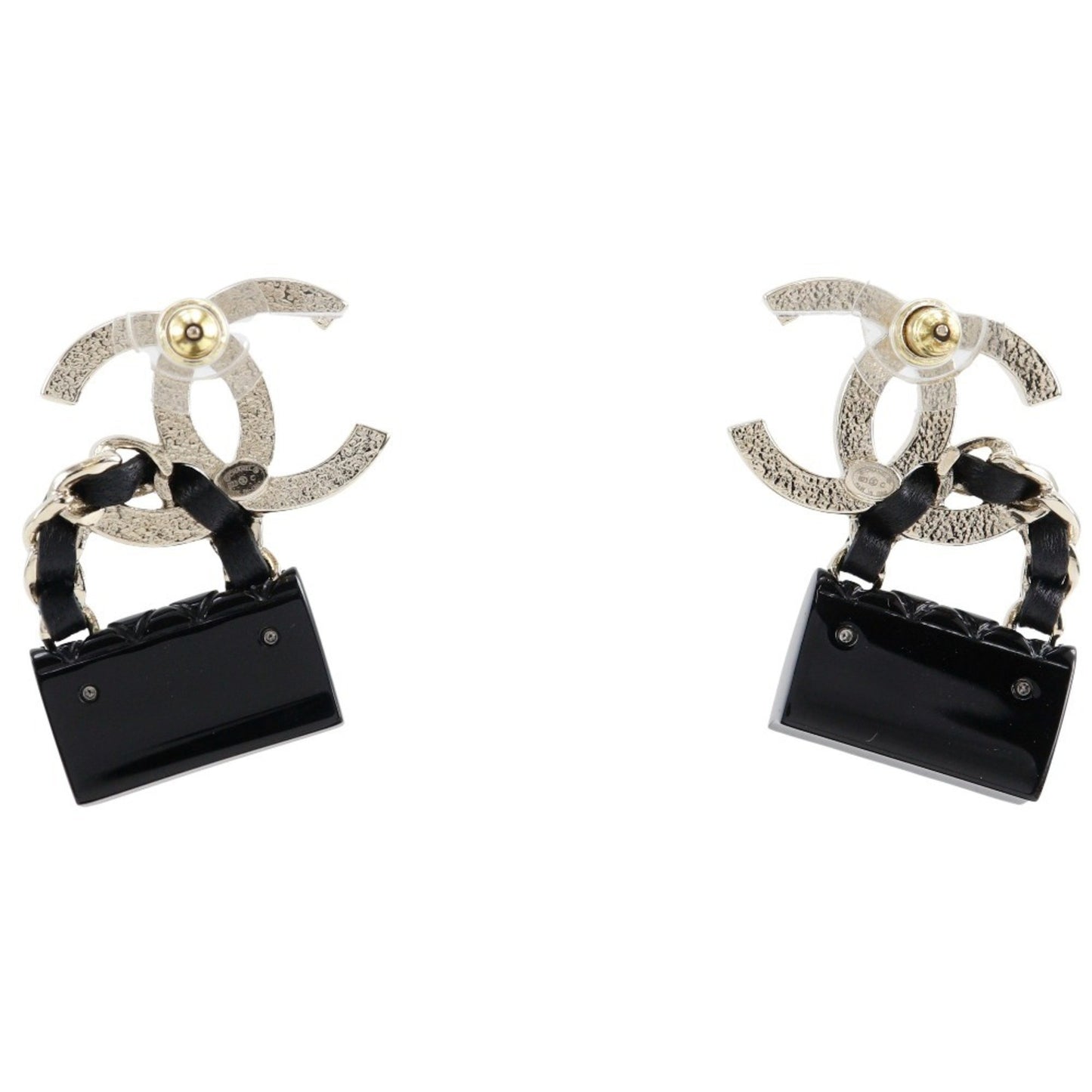 Chanel Black Metal Coco Mark