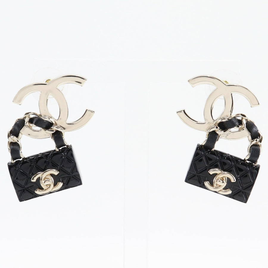 Chanel Black Metal Coco Mark