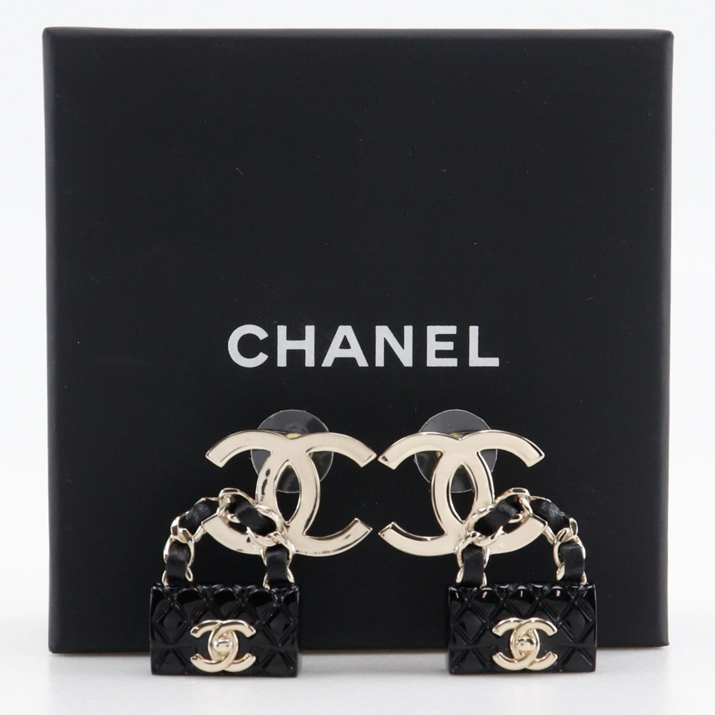 Chanel Black Metal Coco Mark