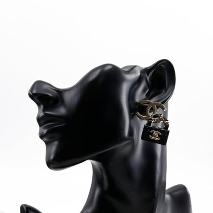 Chanel Black Metal Coco Mark