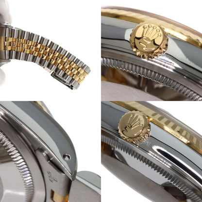 Rolex Black Gold And Steel Datejust 36mm