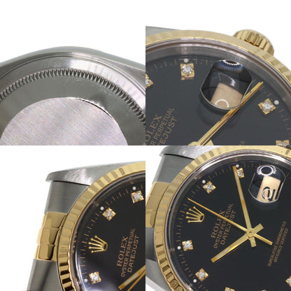 Rolex Black Gold And Steel Datejust 36mm