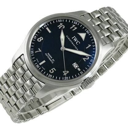 Iwc Schaffhausen Black Steel Watch