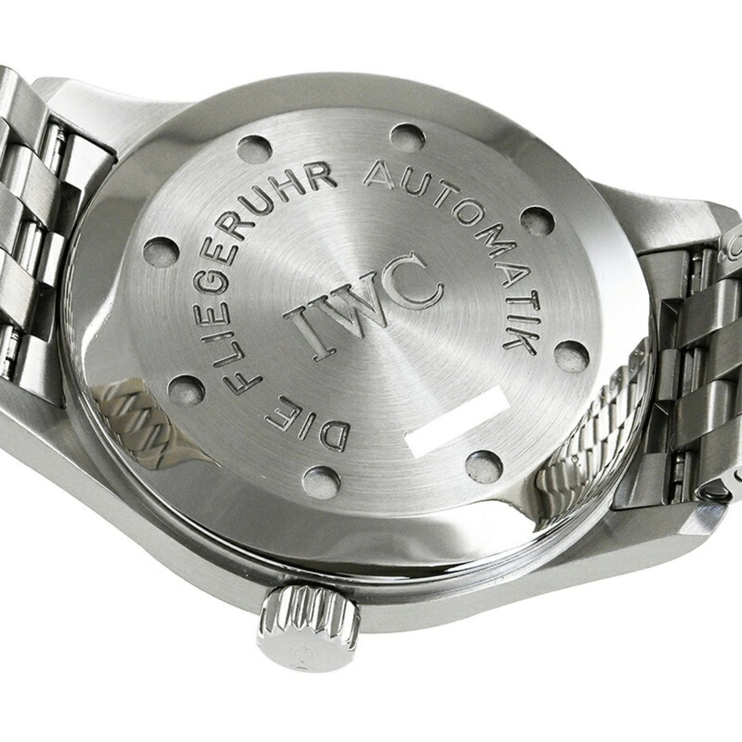 Iwc Schaffhausen Black Steel Watch