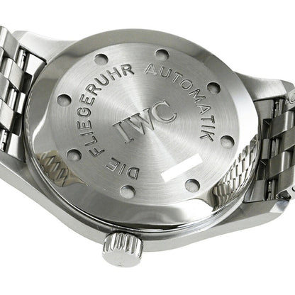Iwc Schaffhausen Black Steel Watch