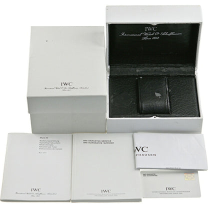 Iwc Schaffhausen Black Steel Watch