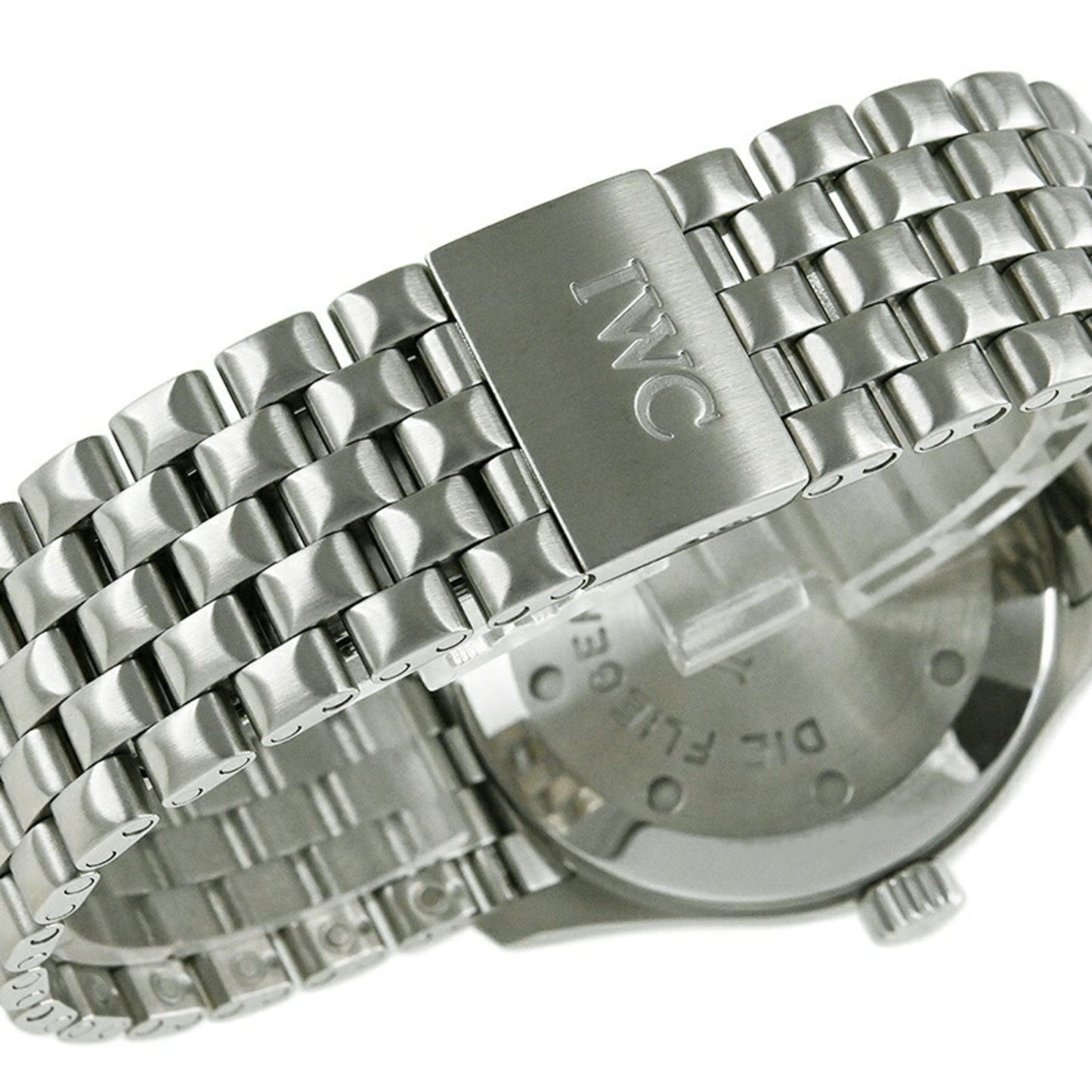 Iwc Schaffhausen Black Steel Watch