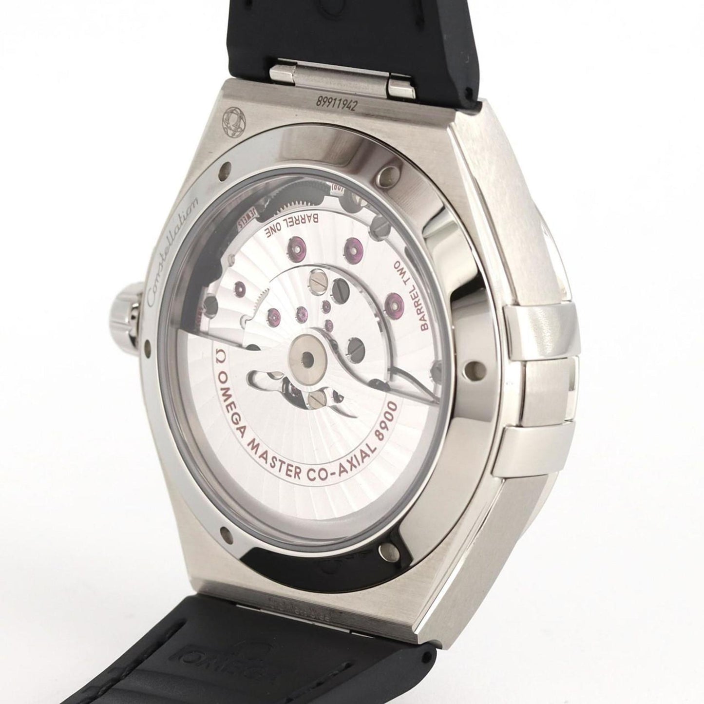 Omega Silver Rubber Constellation