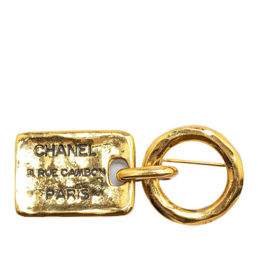 Chanel Gold Gold Plated Cambon