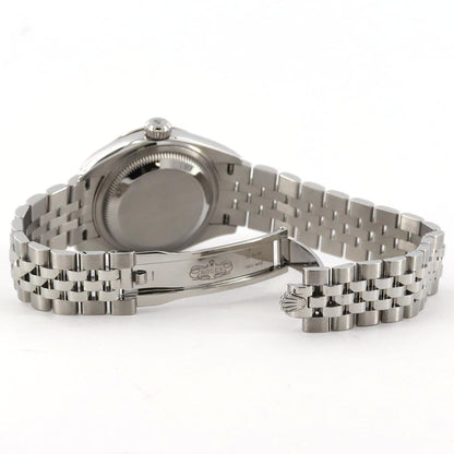 Rolex Black Gold And Steel Lady Datejust