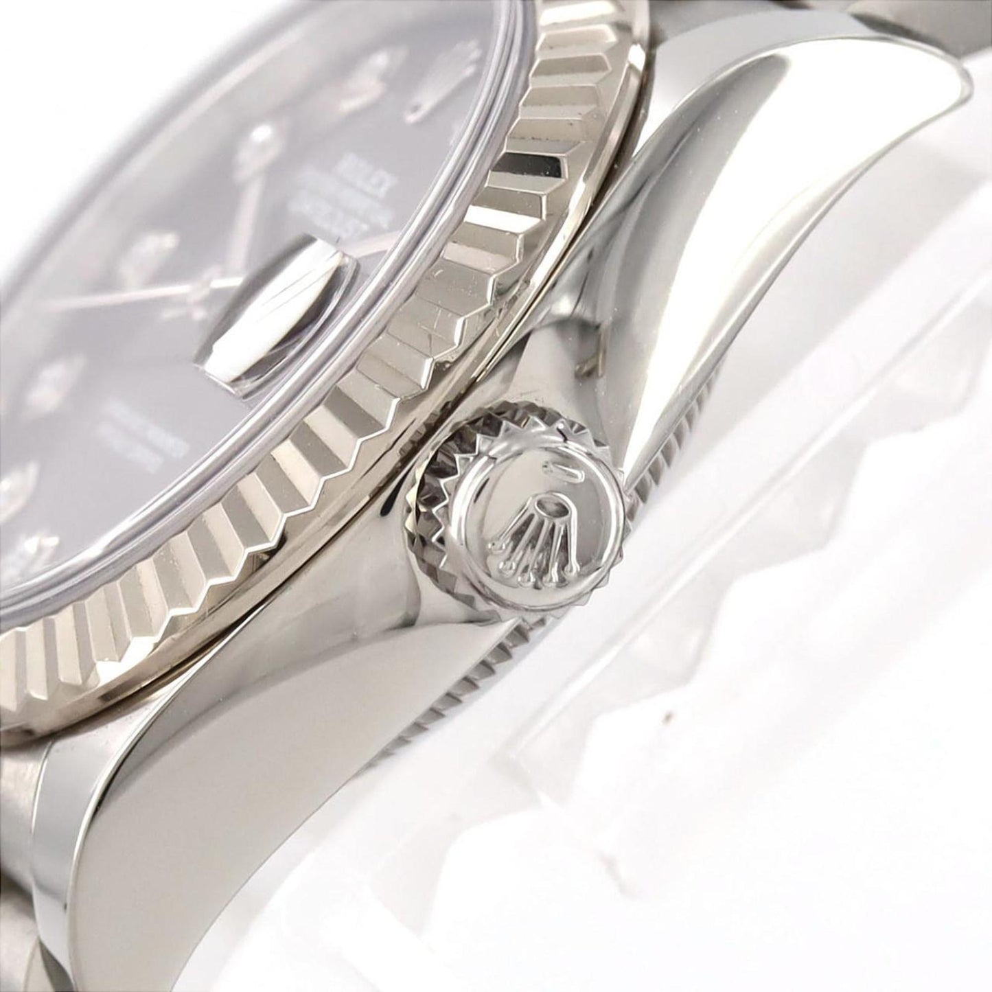Rolex Black Gold And Steel Lady Datejust
