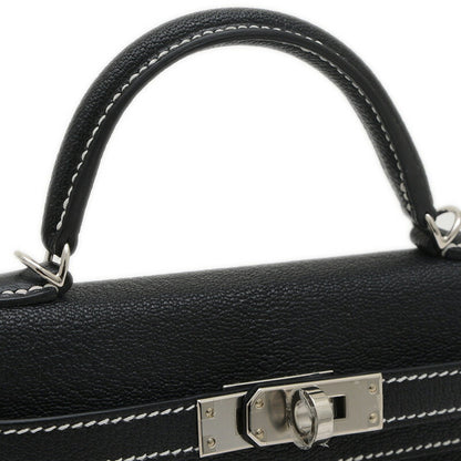 Hermès Black Leather Kelly