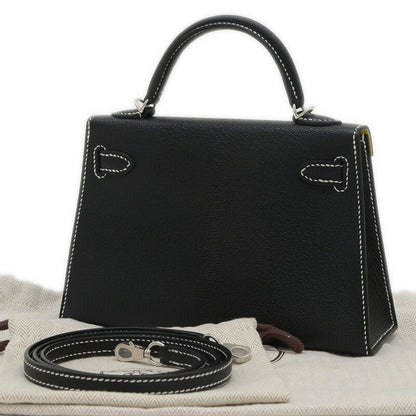 Hermès Black Leather Kelly