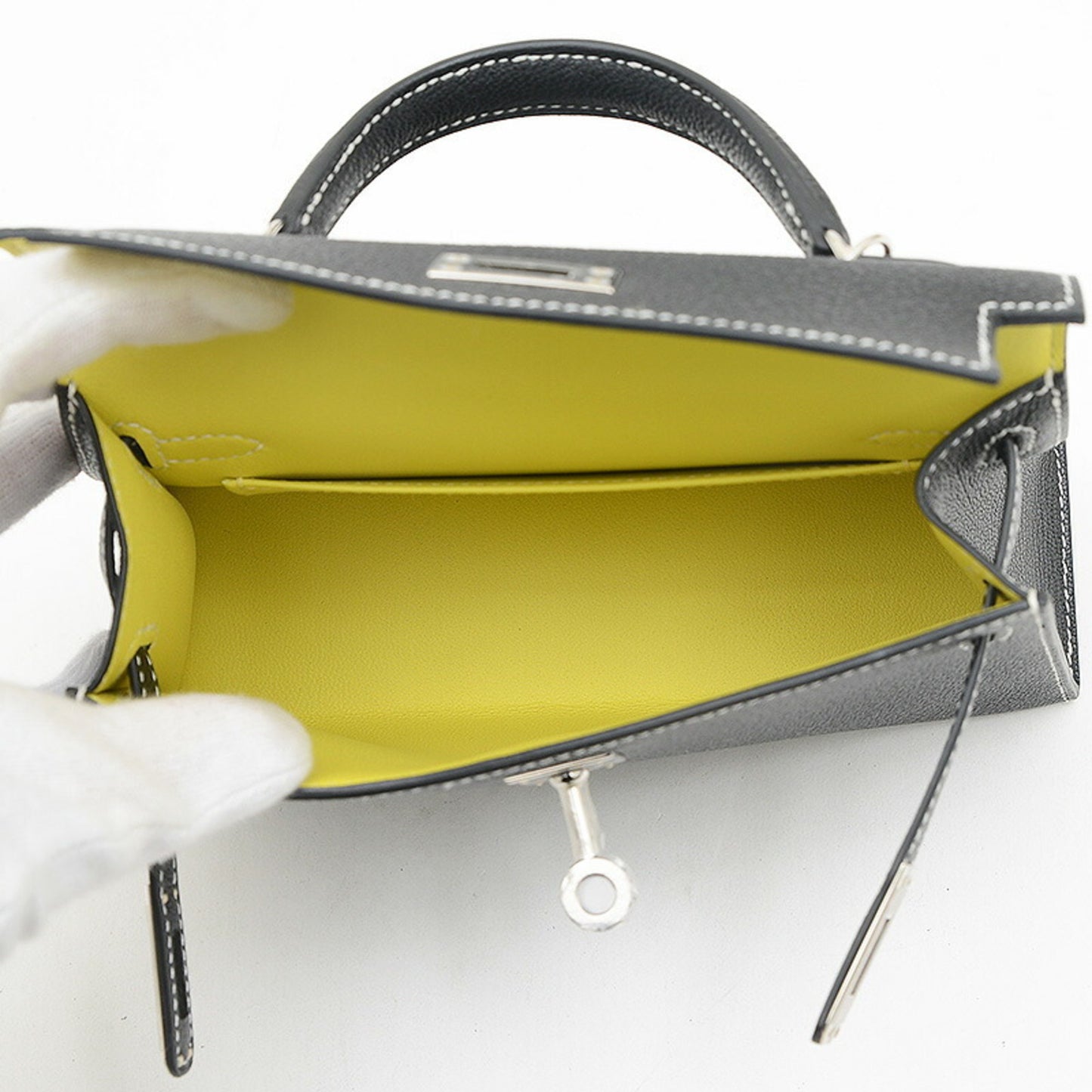 Hermès Black Leather Kelly