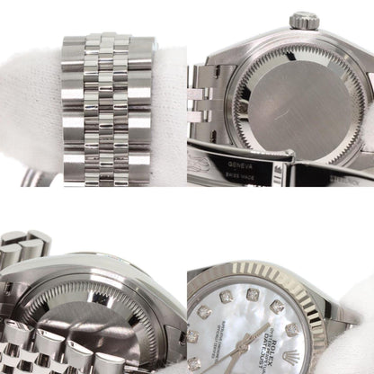 Rolex White Steel Lady Datejust