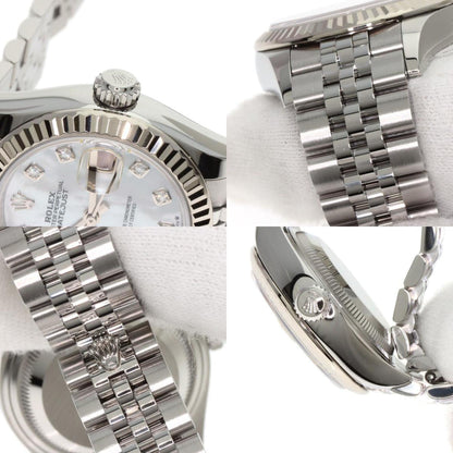Rolex White Steel Lady Datejust