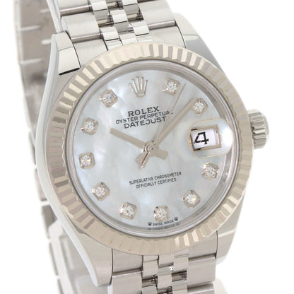 Rolex White Steel Lady Datejust