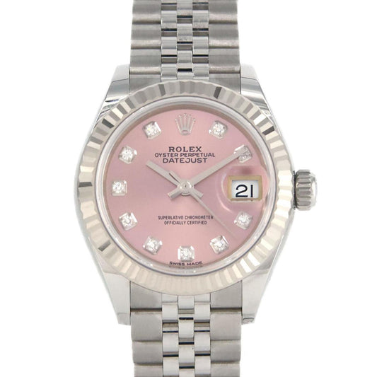 Rolex Pink Gold And Steel Lady Datejust 28mm