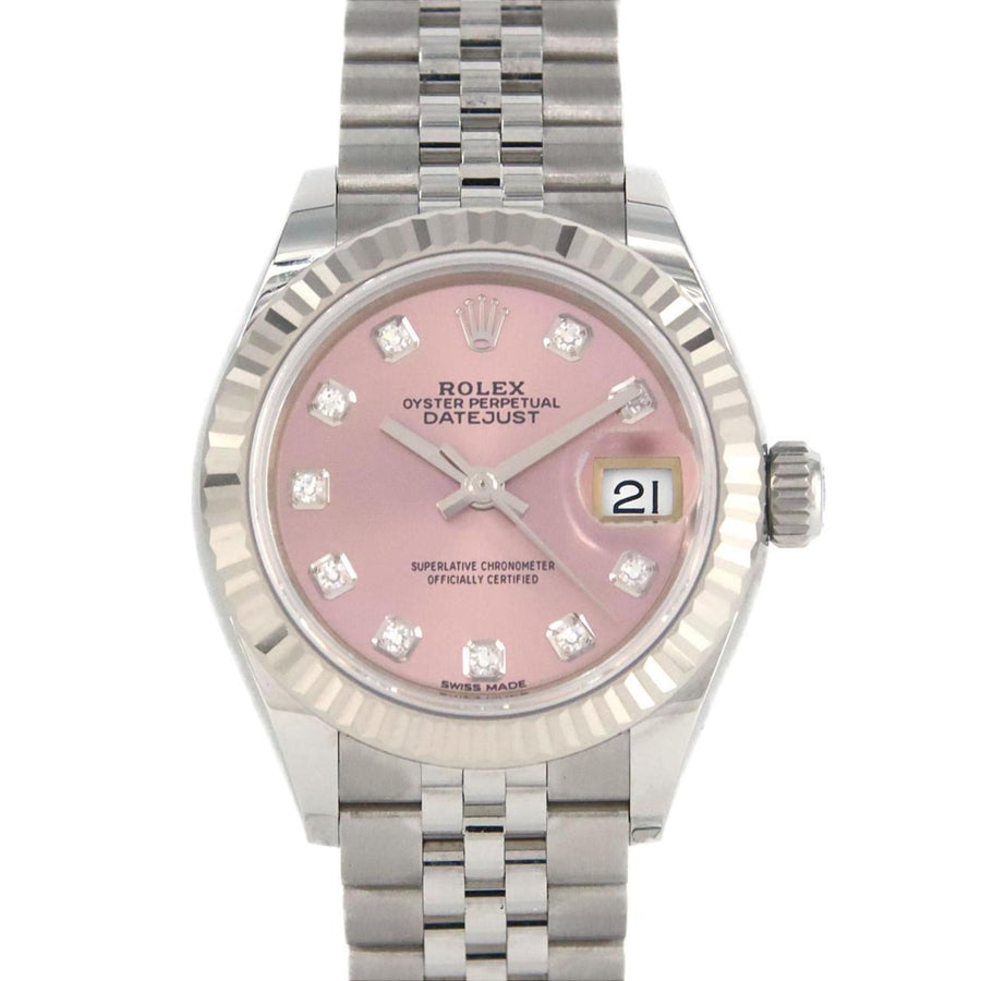Rolex Pink Gold And Steel Lady Datejust 28mm